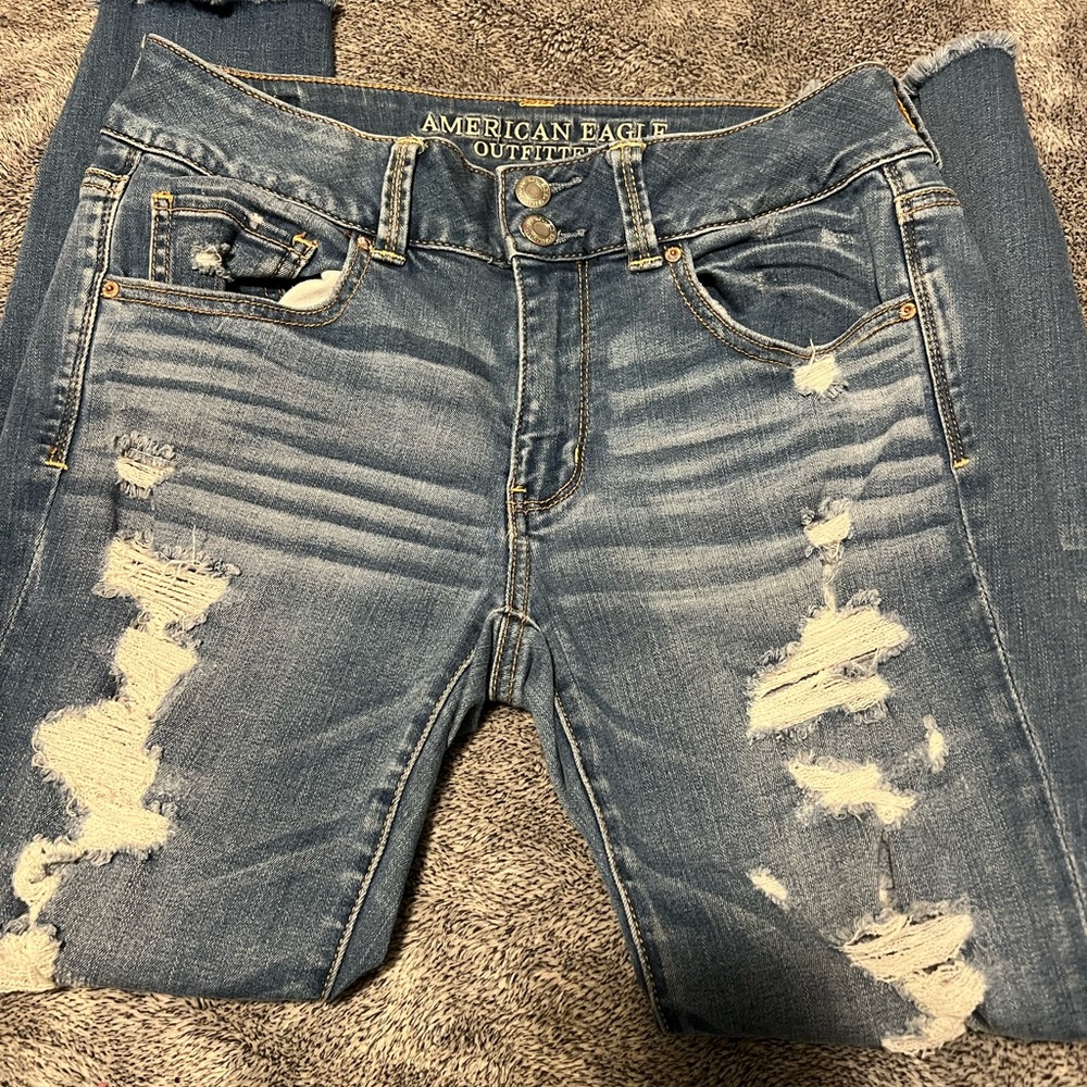 American Eagle Crop Stretch jean